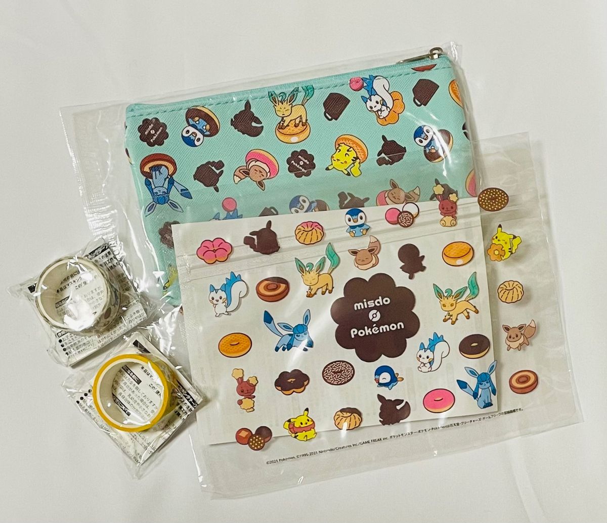 ミスド×ポケモン  ポケットモンスター ミスタードーナツ  4点セット 福袋限定品 コラボ商品 新品未使用