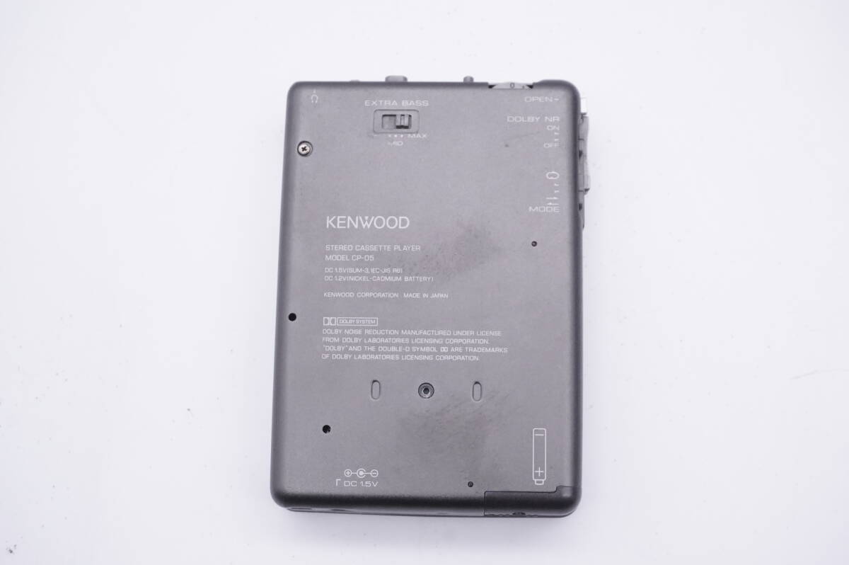 KENWOOD　CP-D5　ケンウッド　ポータブルカセットプレーヤー　ジャンク　STEREO CASSETTE PLAYER_画像2