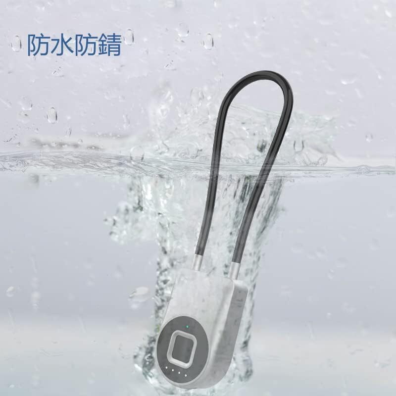  wire lock 22cm * fingerprint authentication ( smartphone also . pills possible ) waterproof outdoors use OK Type C charge Smart lock Japanese instructions 