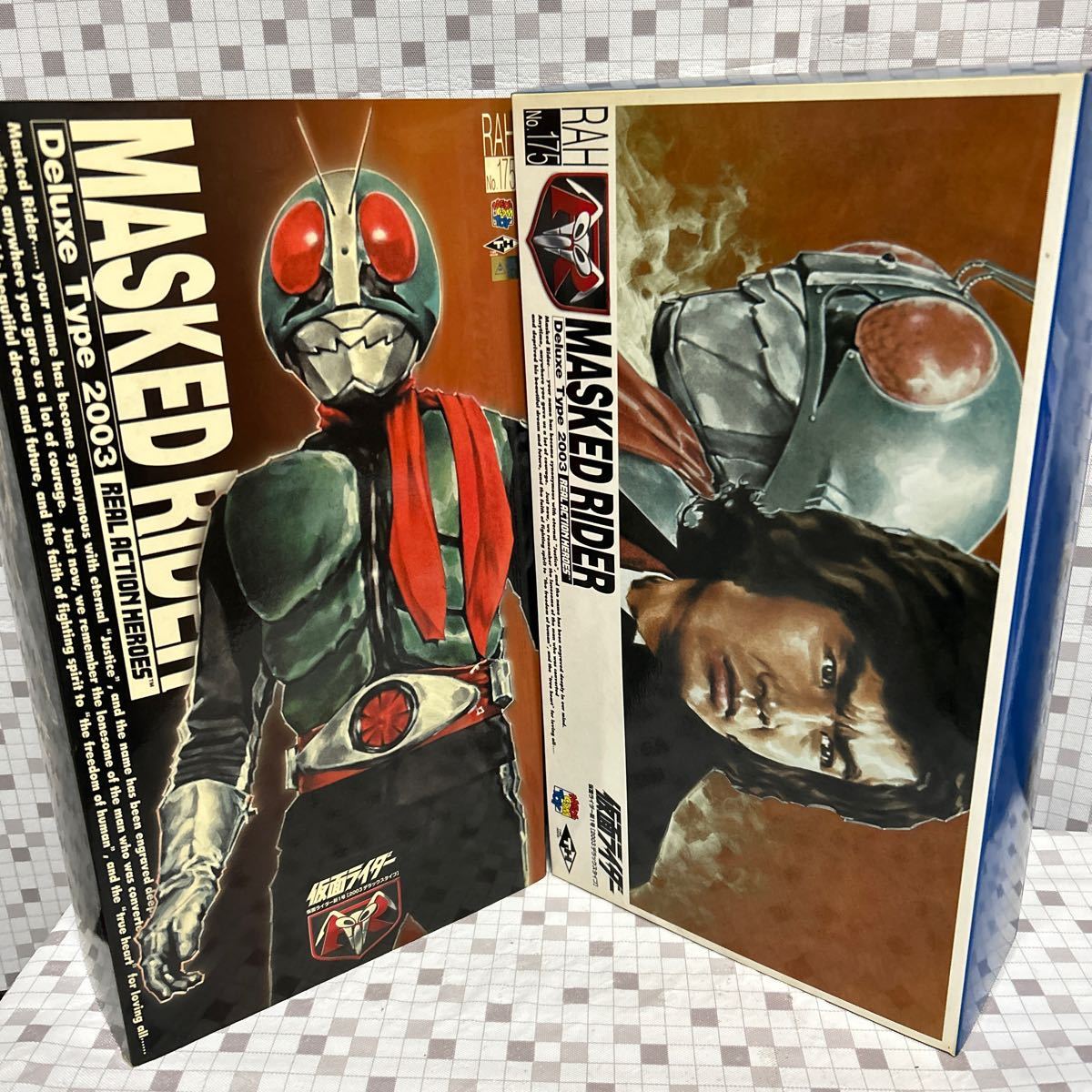 cgio メディコムトイ リアルアクションヒーローズ RAH 175 仮面ライダー新1号 2003デラックスタイプ の画像3