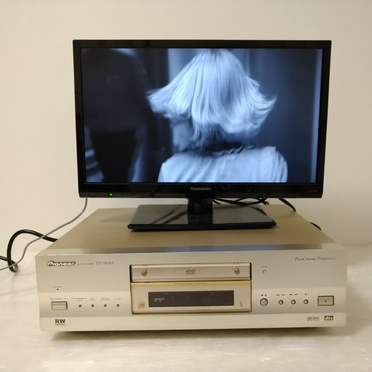 PIONEER DV-S838A Pioneer CD DVD плеер плеер аудио звук оборудование с дистанционным пультом рабочий товар 