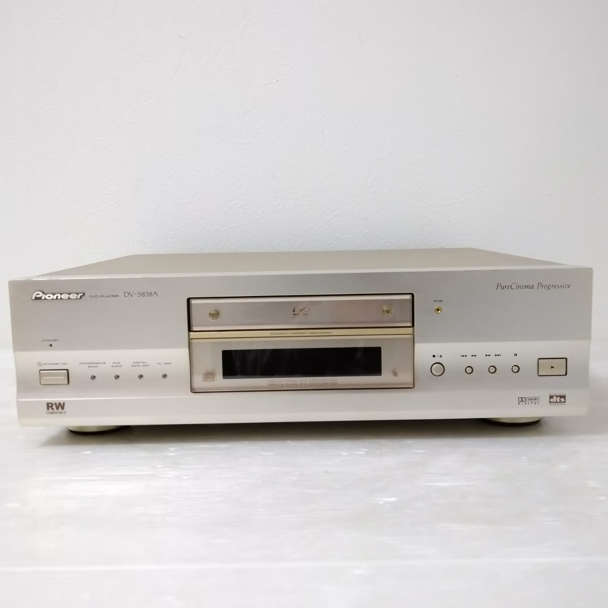 PIONEER DV-S838A Pioneer CD DVD плеер плеер аудио звук оборудование с дистанционным пультом рабочий товар 