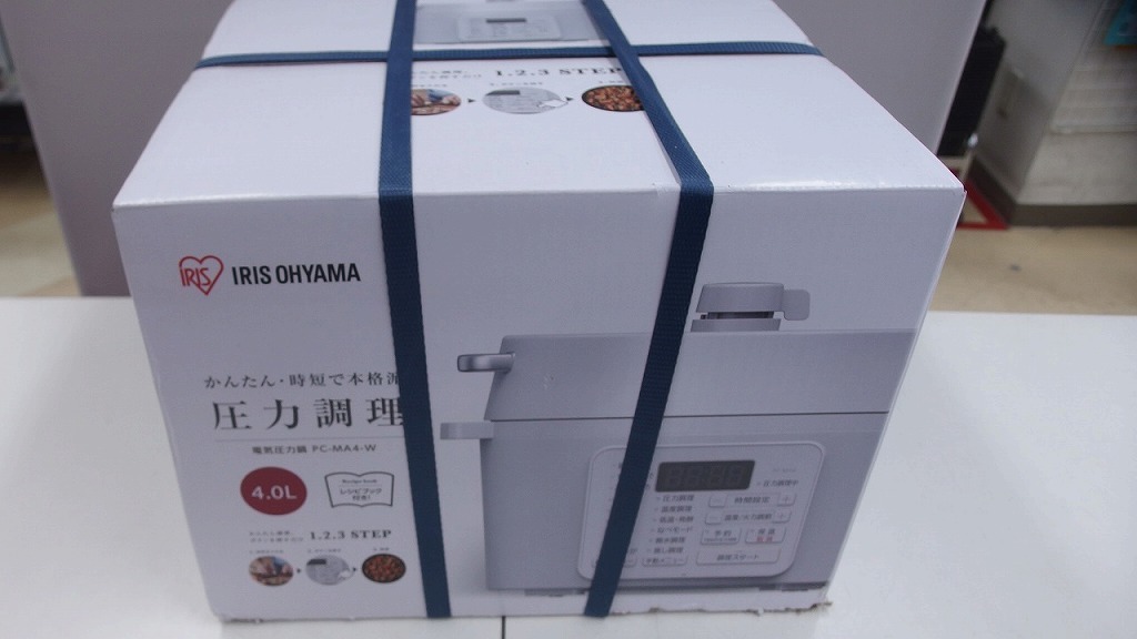 【未使用】 アイリスオーヤマ IRIS OHYAMA 未使用品 電気圧力鍋 PC-MA4 PC-MA4