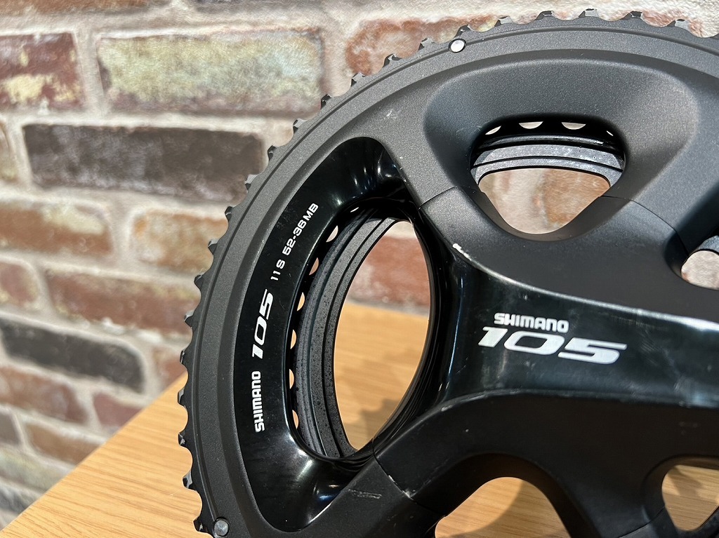 シマノ SHIMANO 105 クランクセット 52-36T 170mm BLACK FC-5800の画像3