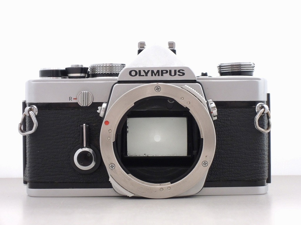 オリンパス OLYMPUS フィルム一眼レフカメラ ボディ シルバー OM-1_画像1