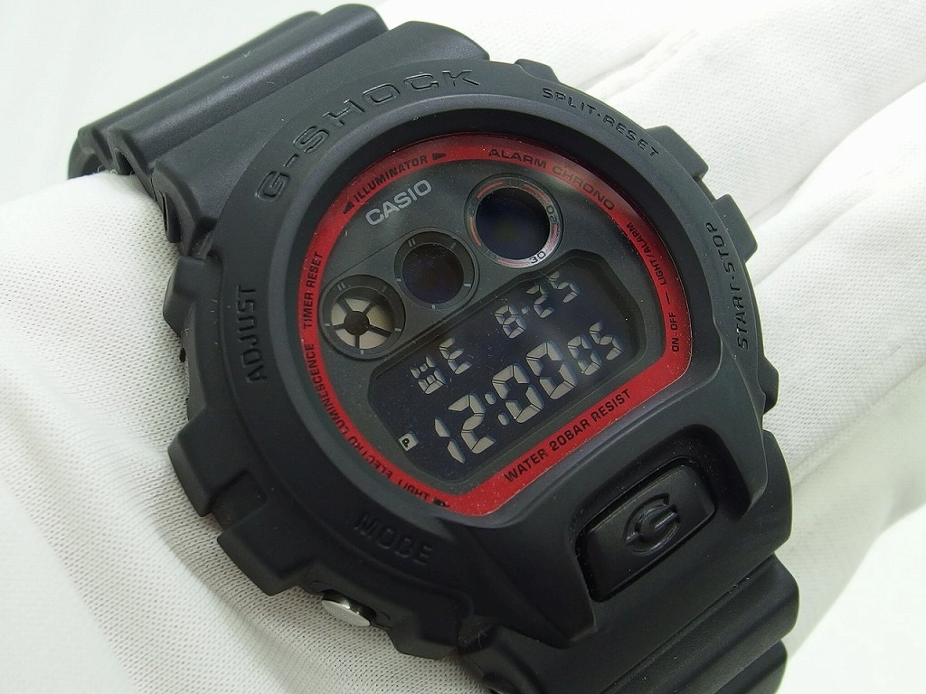 期間限定セール G-SHOCK ジーショック TAKEO KIKUCHI デジタル カレンダー 腕時計 時計 ブラック ＤＷ－６９００ＦＳ_画像8