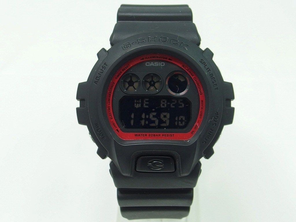 期間限定セール G-SHOCK ジーショック TAKEO KIKUCHI デジタル カレンダー 腕時計 時計 ブラック ＤＷ－６９００ＦＳ_画像1