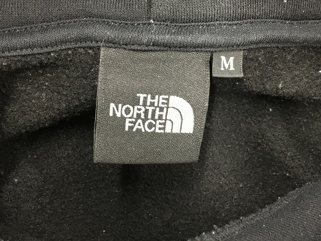 ノースフェイス THE NORTH FACE 【良品】 バックスクエアロゴフーディ― 黒 NT62230