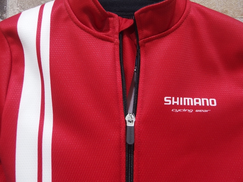 シマノ SHIMANO 【未使用】キッズウインドフレックスジャケット RD CW0K106102M_画像3