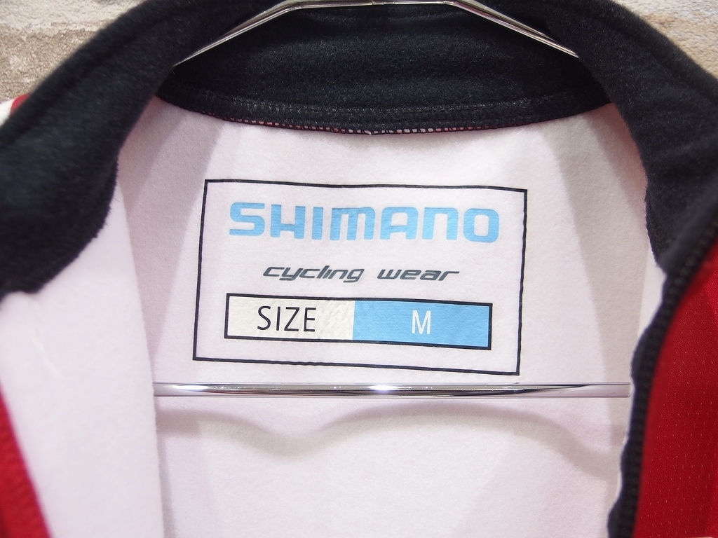 シマノ SHIMANO 【未使用】キッズウインドフレックスジャケット RD CW0K106102M_画像6