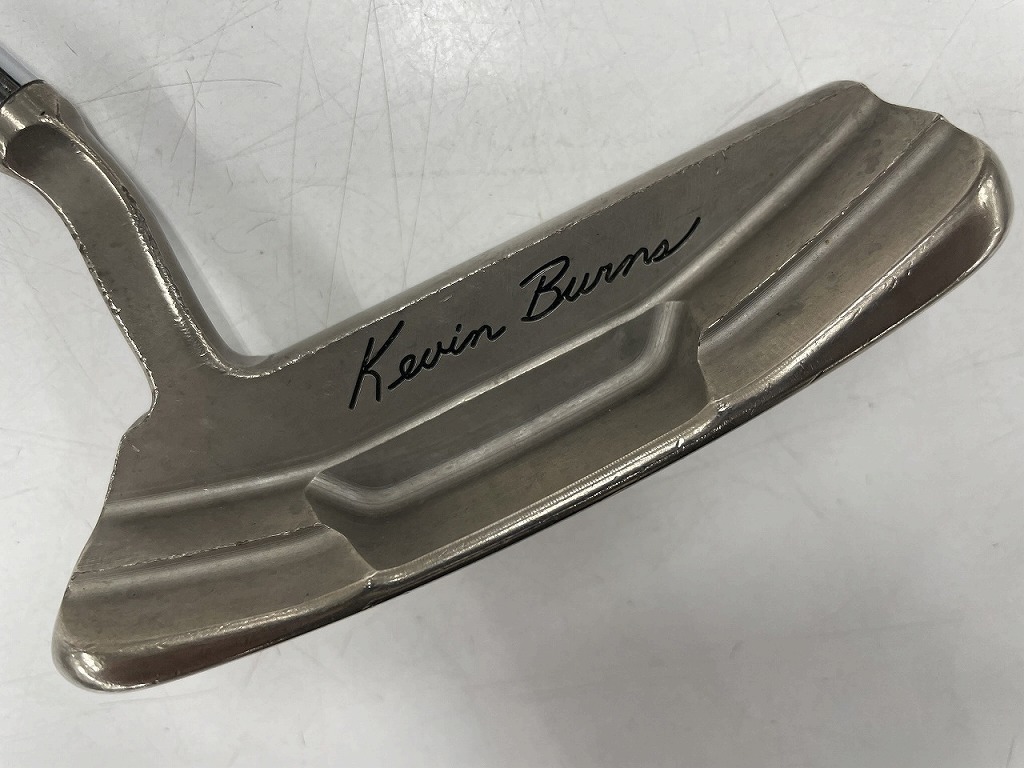 ケビンバーンズ KEVIN BURNS 【並品】右用パター 34.5 シルバー 9304_画像1