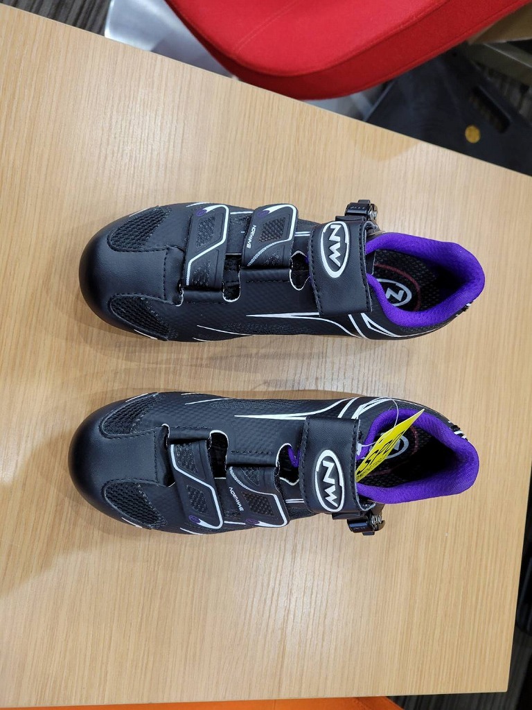  North wave NORTHWAVE [ unused ] binding shoes 36/23cm black / violet STARLIGHT SRS