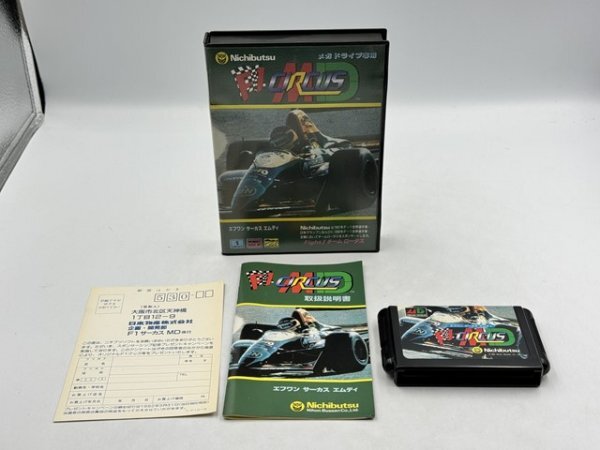 【中古・現状品】メガドライブ　MD　F1サーカス　GA1-CP-2HAG001_画像1