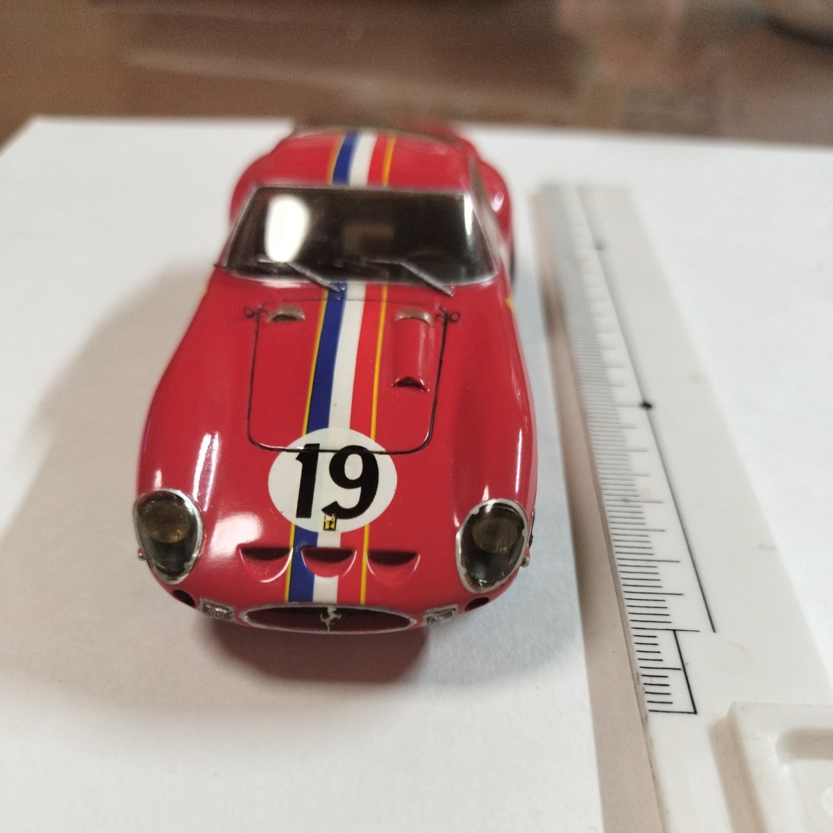 格安１/43 スターター　ミニカー完成品フェラーリ250GTO　ルマンno19 1962 2位 素人完成品　ＢＢＲ_画像4