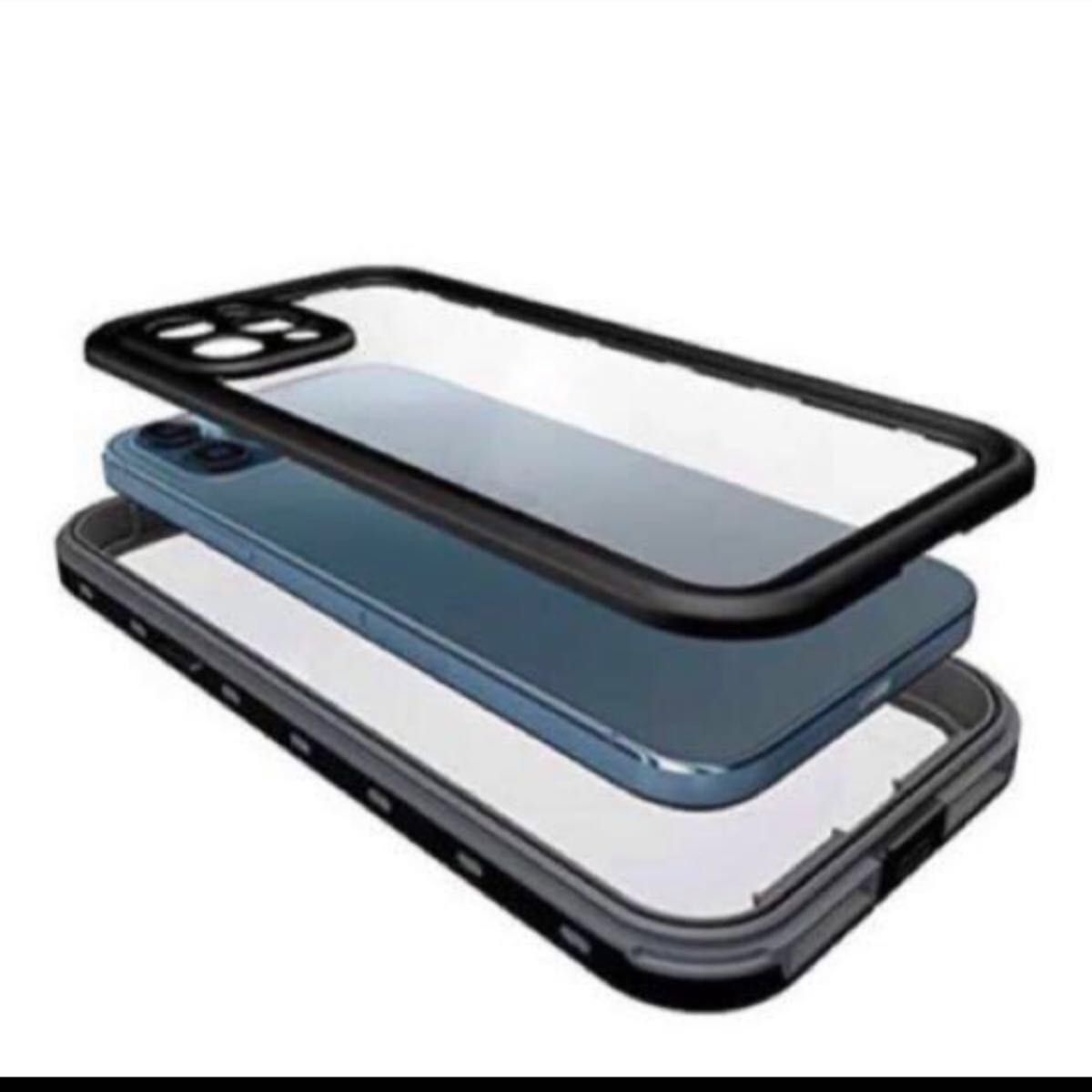 iphone 12 Pro Max 防水ケース iphone 12 Pro Maxカバー IP68規格 超強防水力 Qi充電対応 