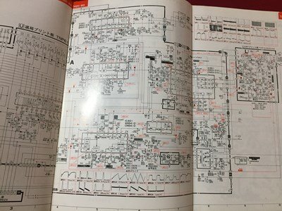 ｓ◆* 昭和56年 ナショナルテレビ配線図集 16 カラーテレビ編 8 松下電器株式会社テレビ事業部 昭和レトロ 押印有 /K39右の画像3