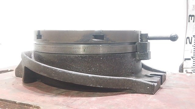 (1円スタート！) NEWS 大和工機 サーキュラーテーブル CT-250 割出盤 径250ｍｍ 自重40kg 動作良好 A1055_画像6