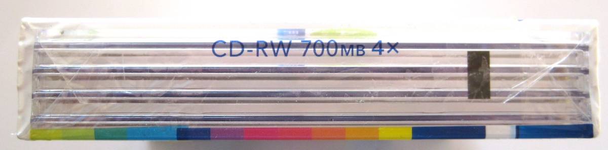 バーベイタム(Verbatim) くり返し記録用 CD-RW 700MB 5枚 ツートンカラー 1-4倍速 SW80QM5V1　三菱化学メディア_画像3