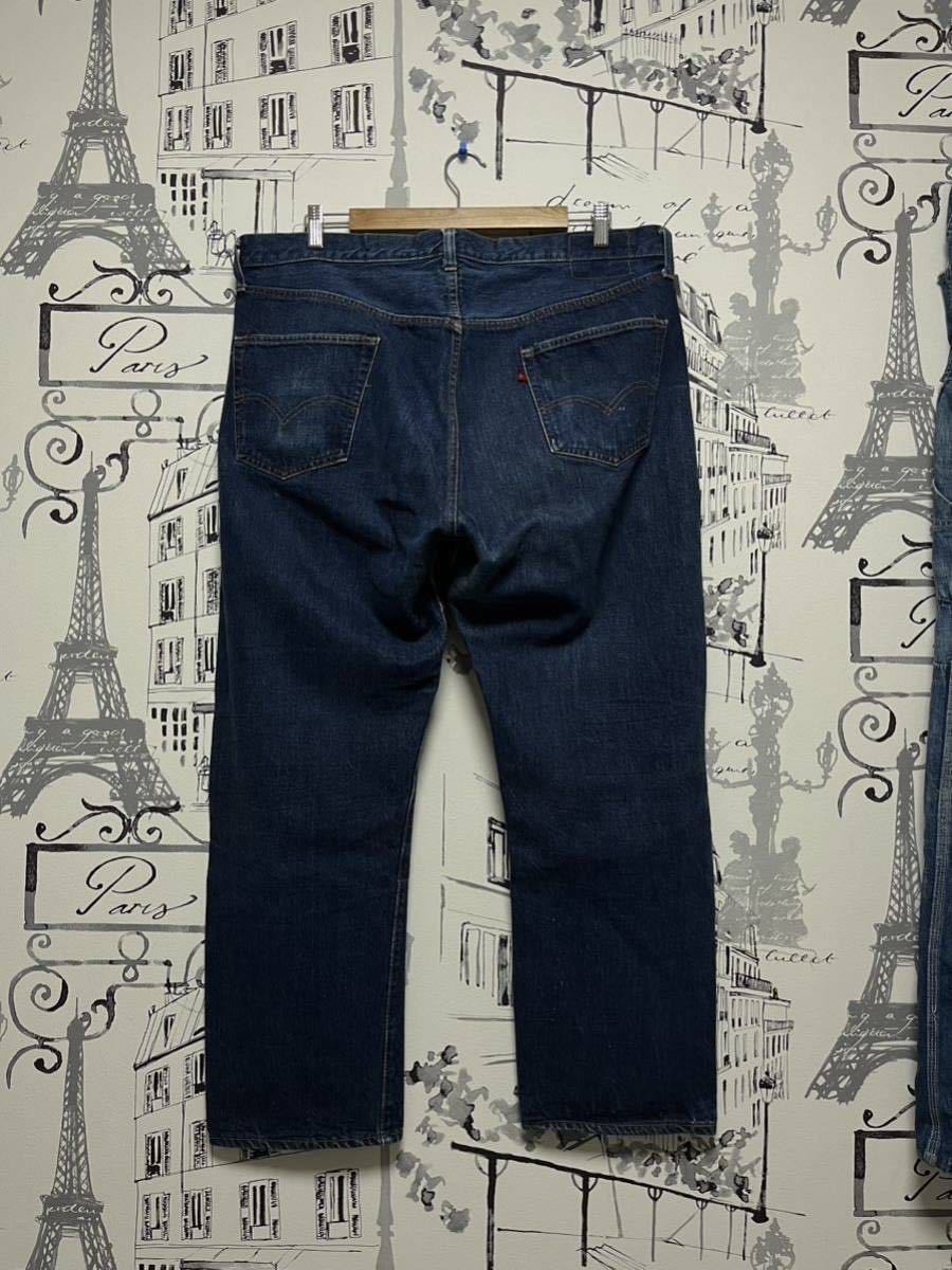 極上 70s 70’s Levi’s 501 66前期 実寸：38.5×28.5 ゴールデン 濃紺 実物 オリジナル（検：40 50 60 BIGE XX ヒゲ ハチノス 大戦 真紺_画像2