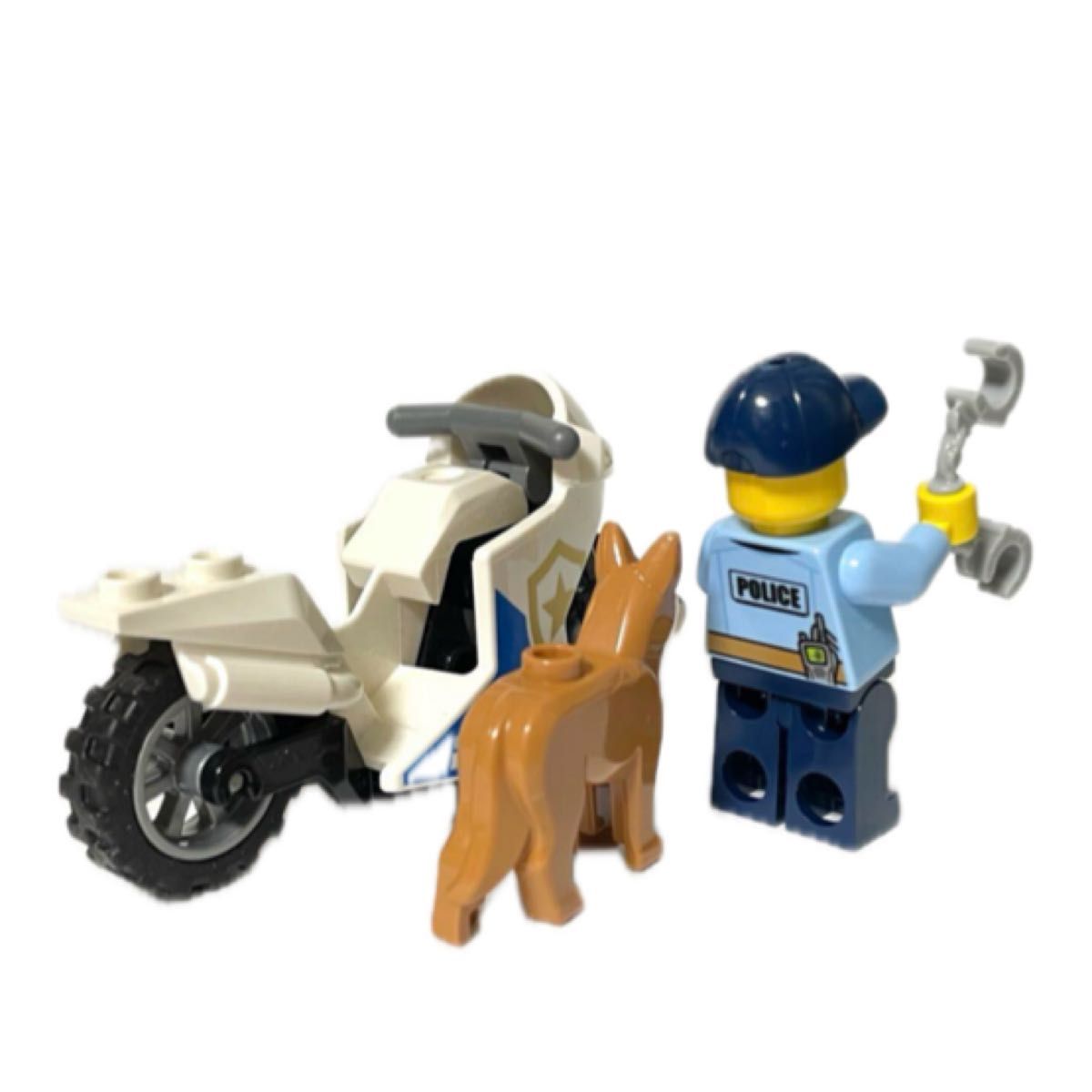 【新品】レゴ 警察官・警察犬・警察バイク(白バイ) 計3点セット LEGO シティ