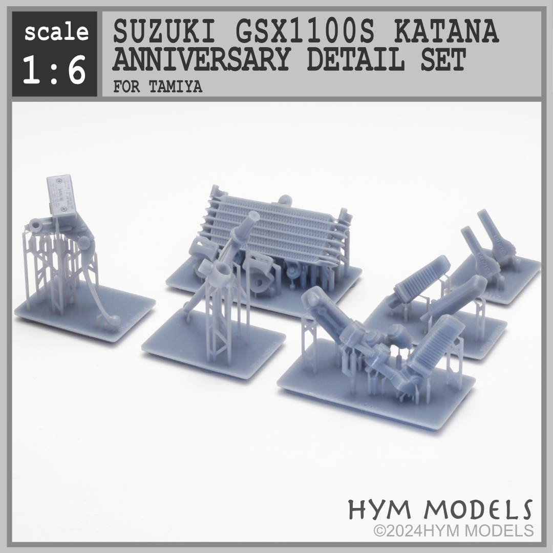 1/6 Suzuki GSX1100S Katana for Anniversary parts set original 3D print 