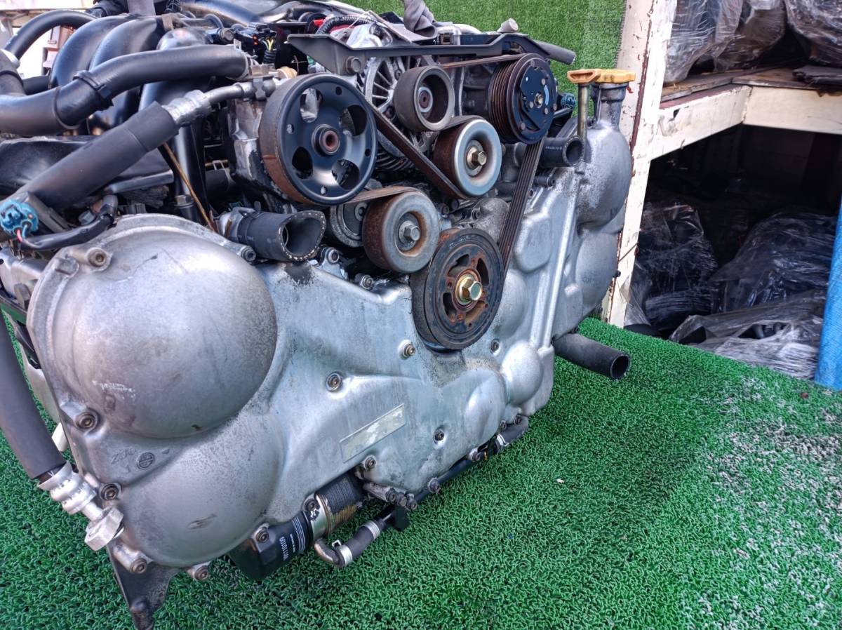 スバル 製造期間2000-2009 EZ30 エンジン AT ミッション付属 中古 #hyj 沖縄発送不可 EN1851の画像8