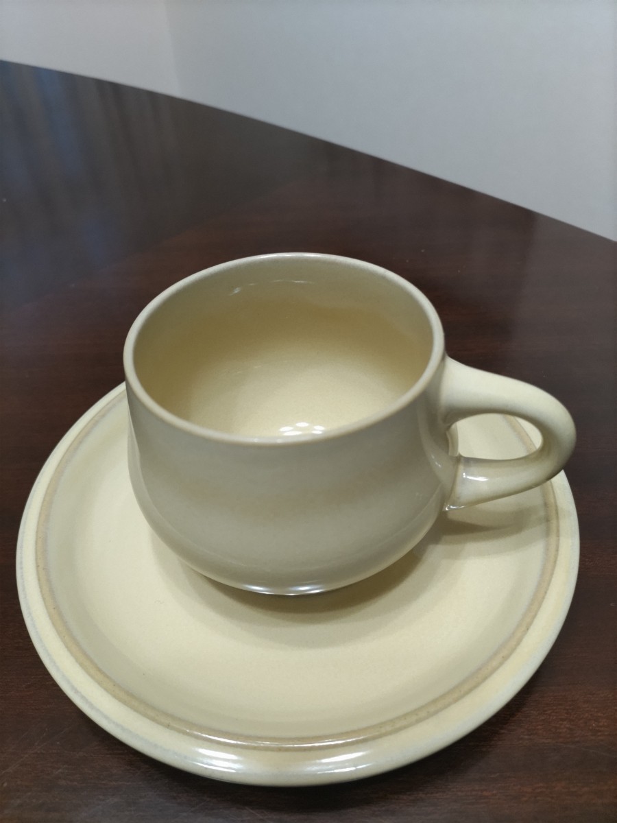 昭和レトロ　ビンテージ　Noritake folkstone ノリタケ フォークストーン　コーヒーカップ&ソーサー　2客セット_画像3