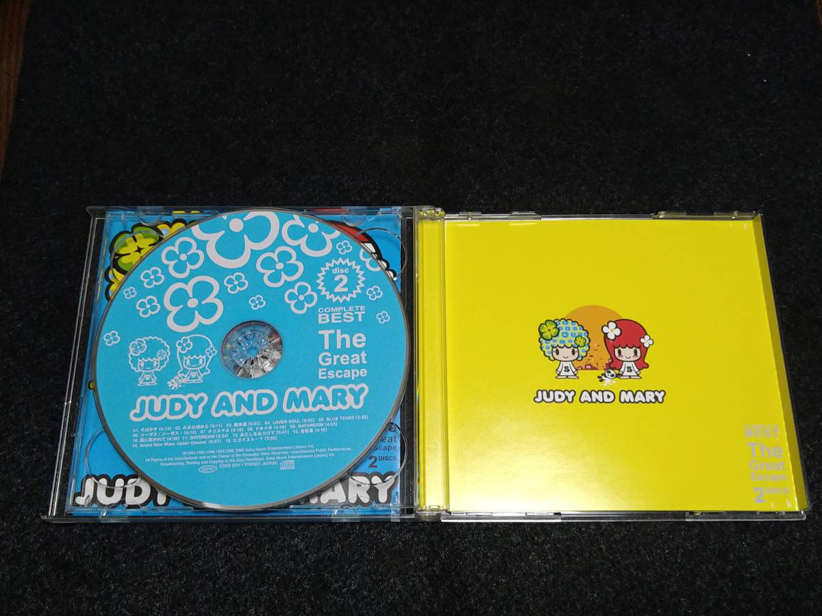 JUDY AND MARY ベストCD 『The Great Escape』 2discs ベストアルバム _画像4