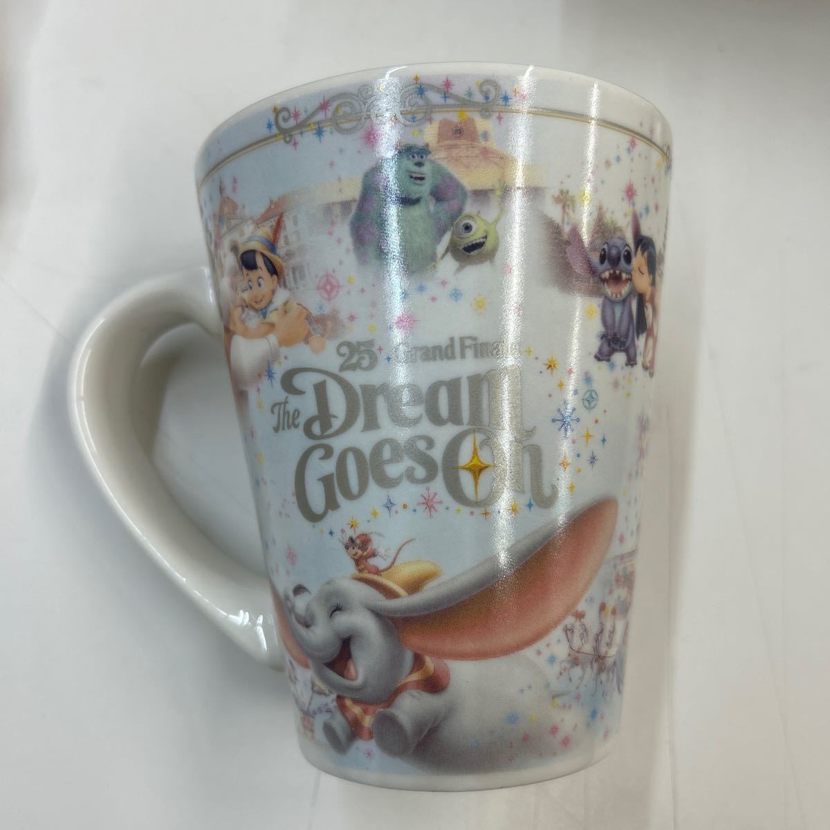 東京ディズニーランド 25周年 限定 グランドフィナーレ マグカップ 【中古】_画像2