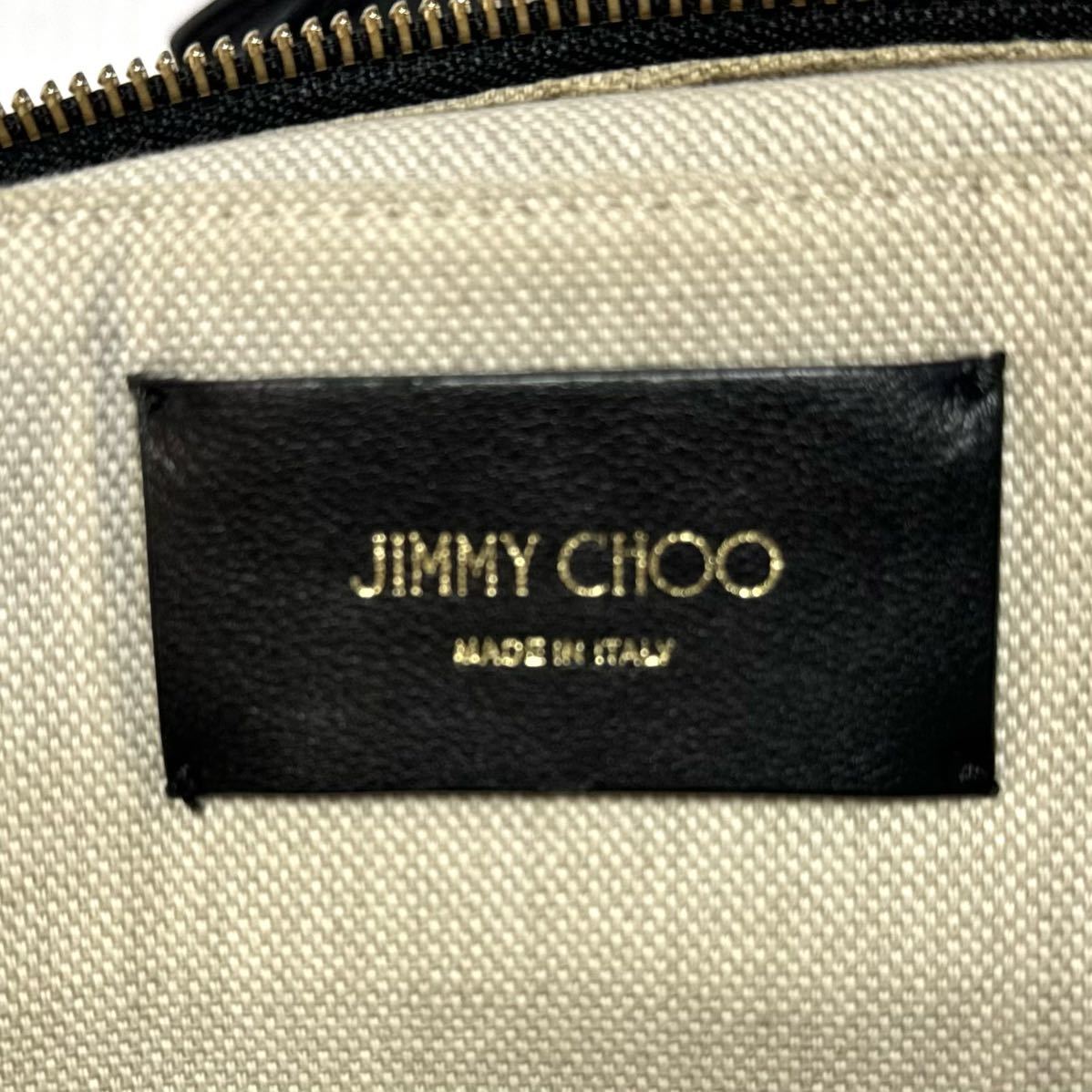 JIMMY CHOO ジミーチュウ CASSIE キャシー ミニリュック バックパック レザー 本革 ブラック 黒_画像10