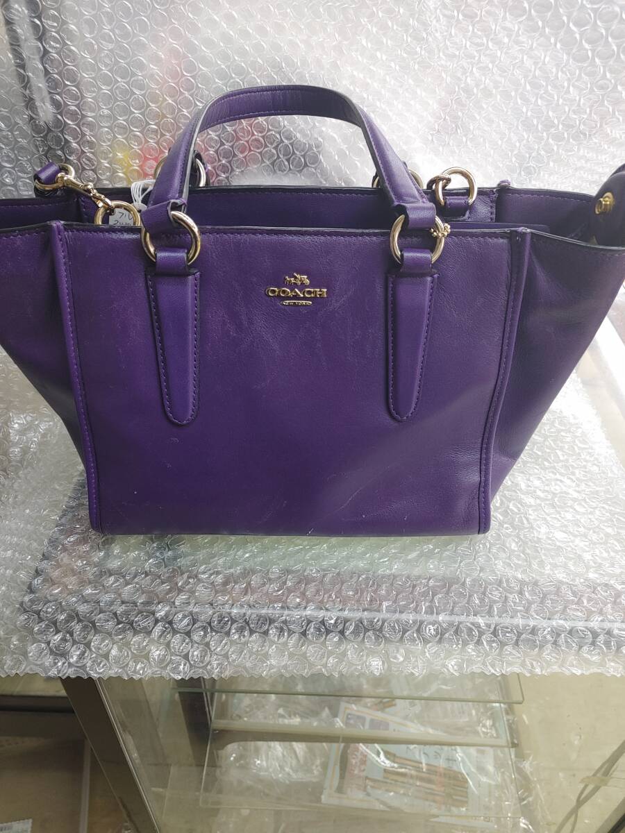 COACH☆コーチ☆２WAYトートバック☆USED品☆_画像1