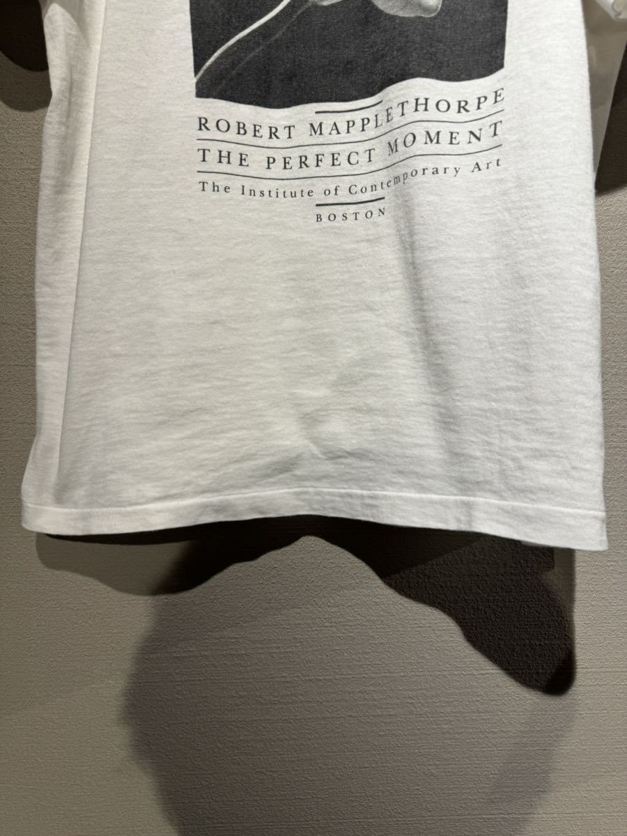 80s 90s メイプルソープ　Robert Mapplethorpe プリント　Tシャツ　Lサイズ_画像7