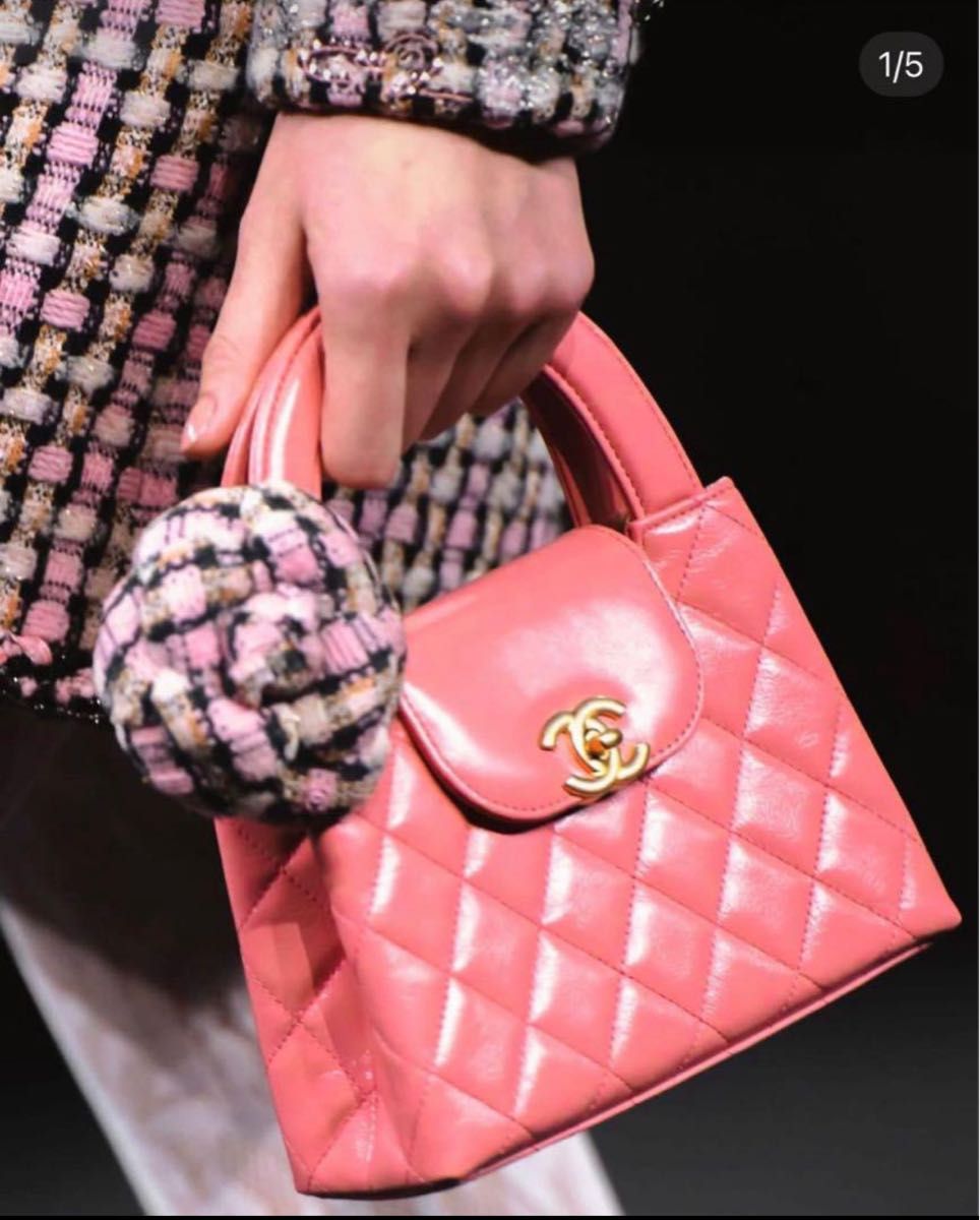 CHANEL シャネル カメリア ブローチ ツイード ピンク ブラック CHANEL シャネル カメリア ブローチ ツイード ピンク ブラック