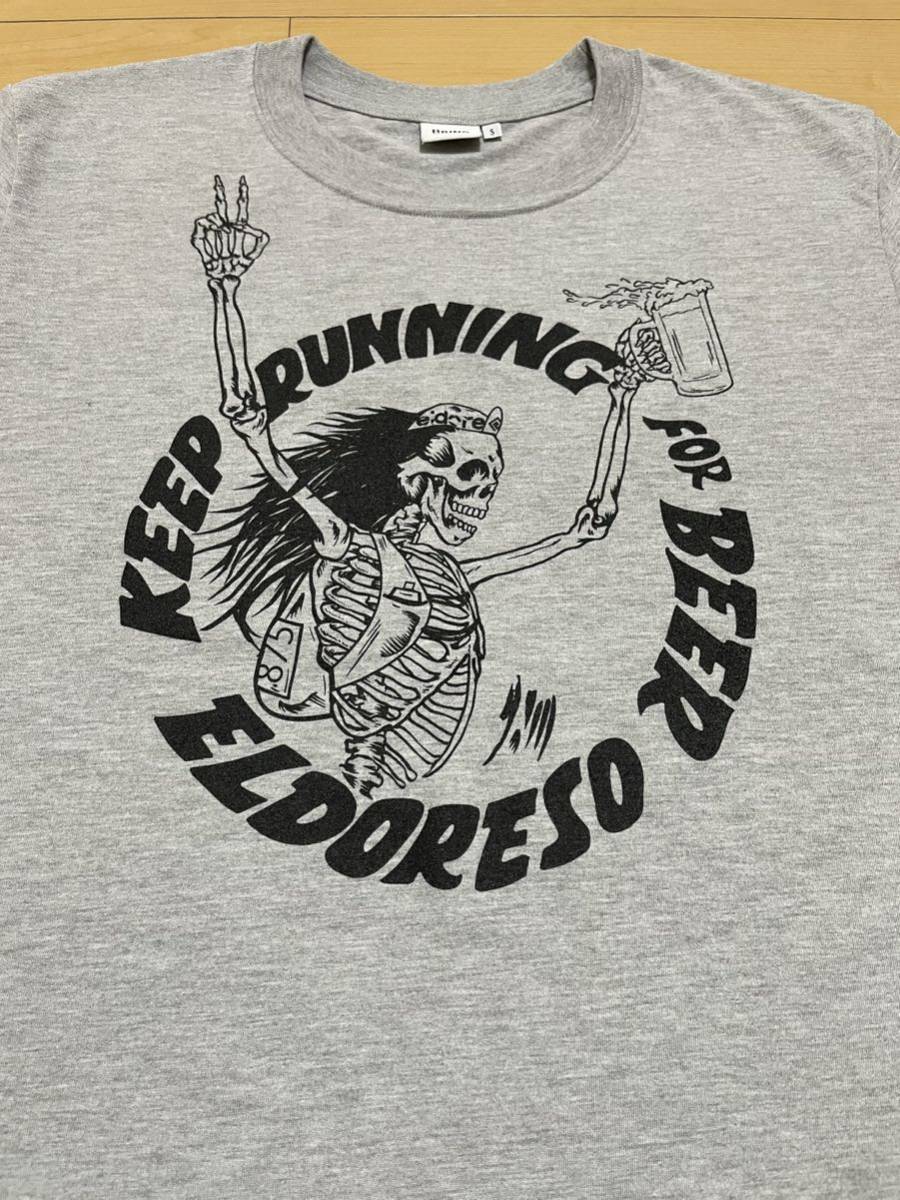 KEEP RUNNING FOR BEER☆RUNNING Tシャツ ELDORESO ランニング エルドレッソ トレイル trail_画像3