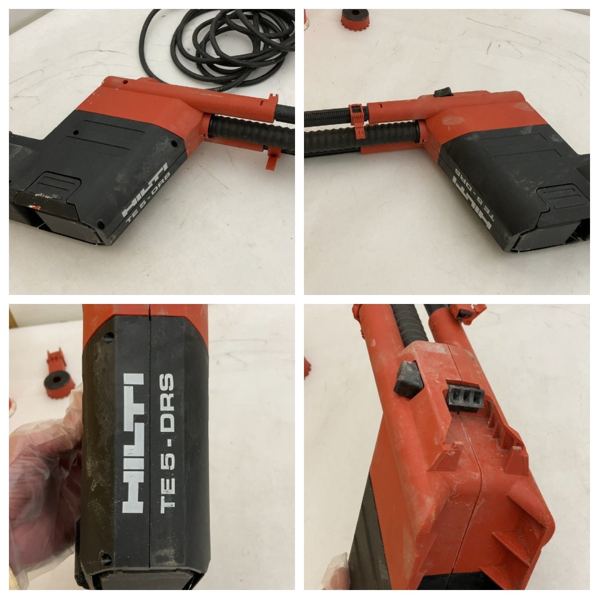 ★[HILTI ヒルティ TE5 ロータリーハンマードリル TE5-DRS 集塵システム コード式 ケース付（YH1-116）_画像5