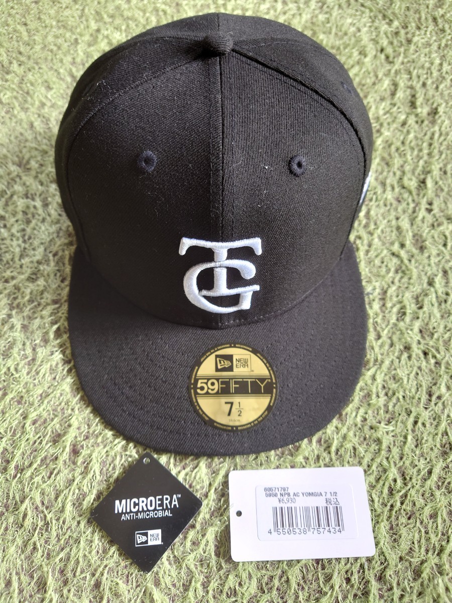 送球無料 ニューエラ 59FIFTY NPB オンフィールド キャップ 読売ジャイアンツ ビジター ブラック 7 1/2新品_画像1