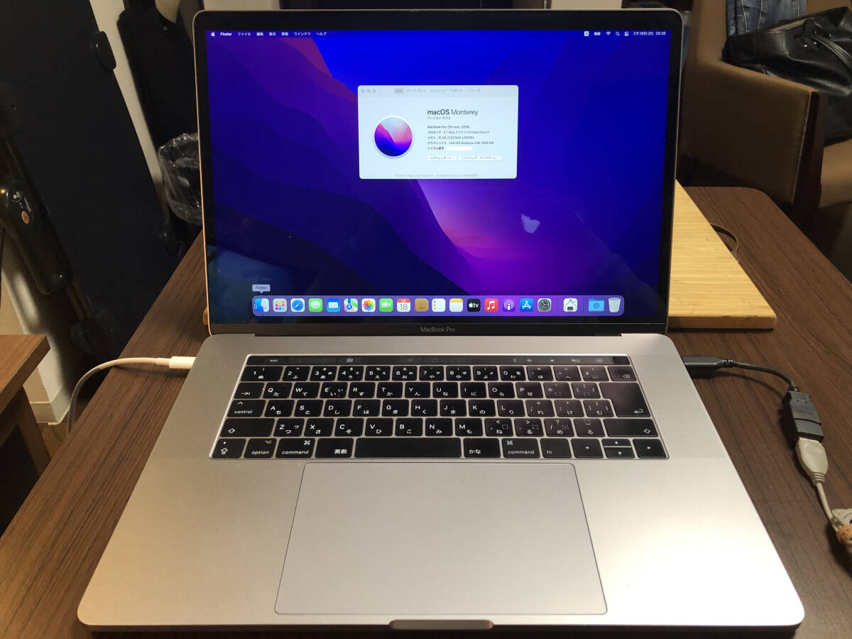  used beautiful goods Apple MacBook Pro 15.4 -inch Space gray (2016 model )|2.7GHz Quad core intel Core i7*16GB memory *512GBSSD