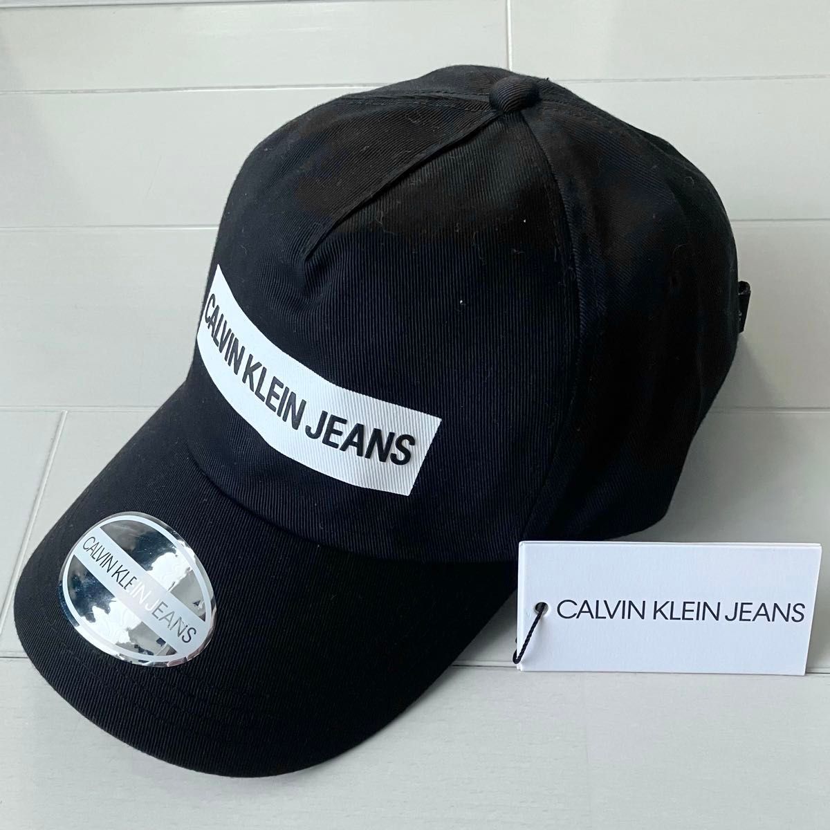 カルバンクラインジーンズ キャップ ブラック 帽子  黒 Calvin Klein 未使用