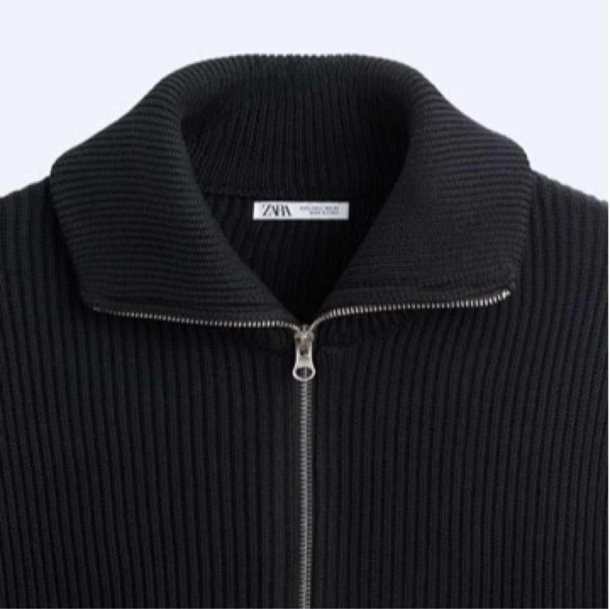 ZARA ジップアップニットカーディガン ドライバーズニット ZARA ジップアップニットカーディガン ドライバーズニット