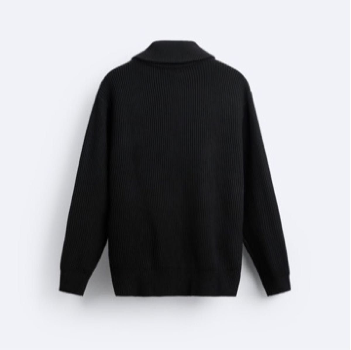 ZARA ジップアップニットカーディガン ドライバーズニット ZARA ジップアップニットカーディガン ドライバーズニット