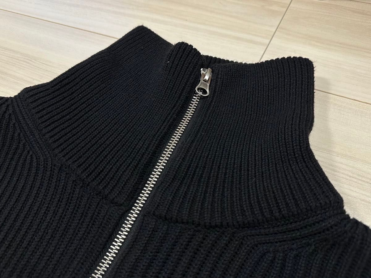 ZARA ジップアップニットカーディガン ドライバーズニット ZARA ジップアップニットカーディガン ドライバーズニット