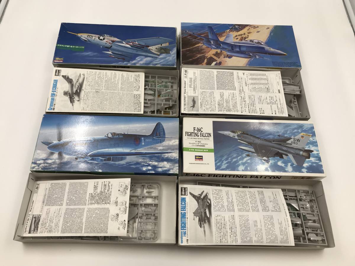 ハセガワ ファインモールド 他 プラモデル 戦闘機 軍用機 航空機 模型 趣味 ミリタリー ジャンク 24点 まとめ売り_画像4