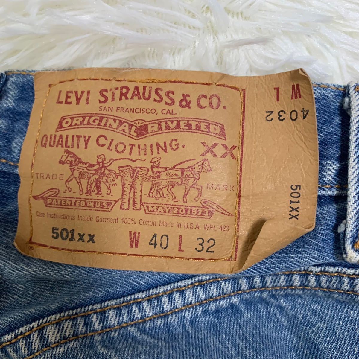 Levi's リーバイス　デニムパンツ ジーンズ デニム　501xx W40 L32_画像3