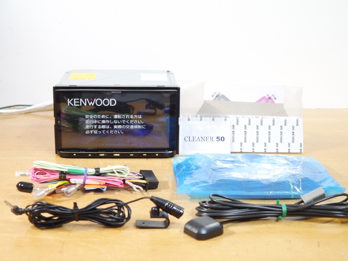 【0222】 MDV-M906HD 2023最新地図 純正未使用アンテナ付 フルセグ/DVD/Bluetooth/録音/USB ハイレゾ KENWOODの画像1