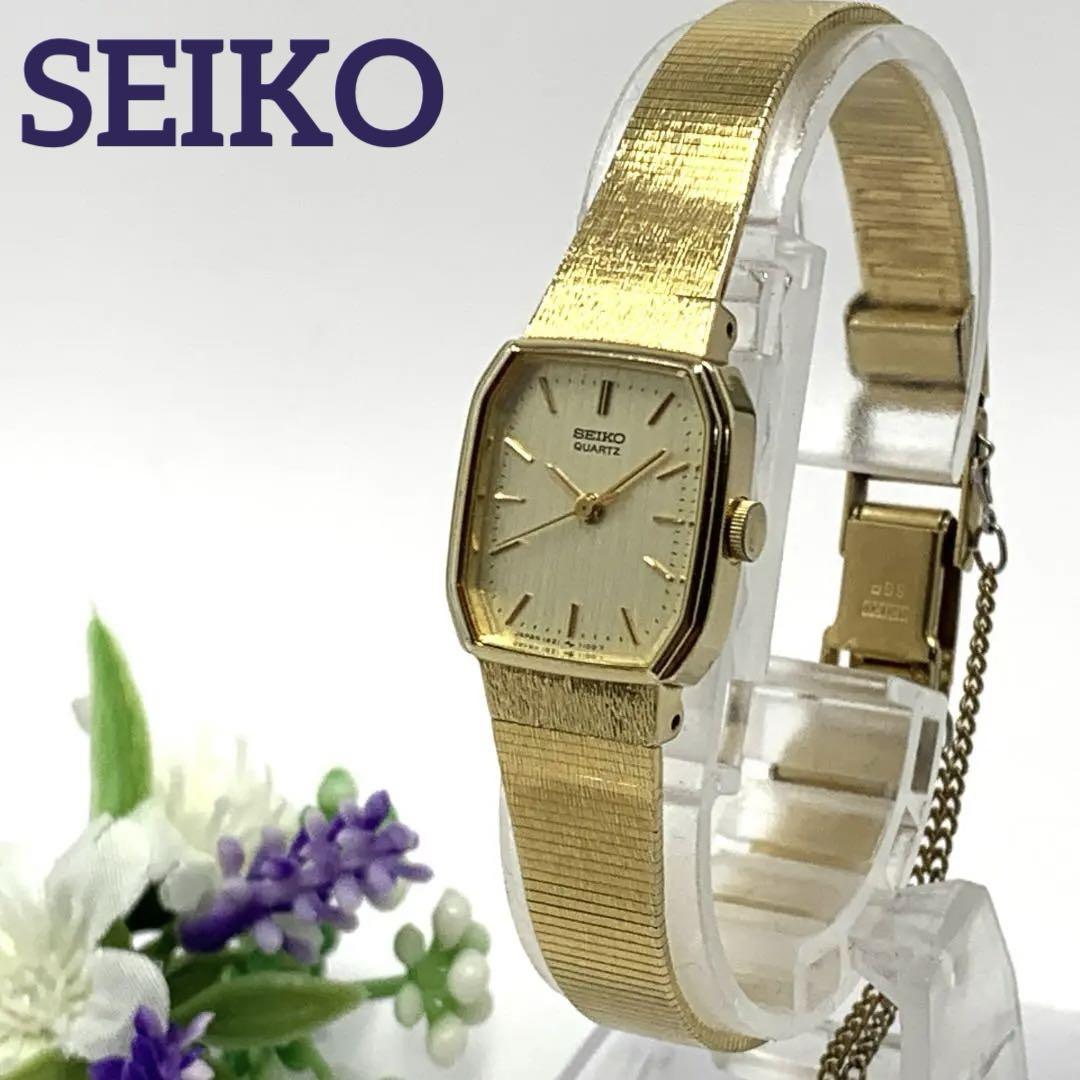 【新品電池】 SEIKO オーバル レディース 腕時計 ドレス 新品ベルト 237 SEIKO セイコー レディース 腕時計 ゴールド クオーツ式