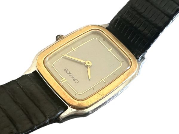 SEIKO セイコー/クレドール 18KT×SS 8420-6730 QZ レディース腕時計_画像6