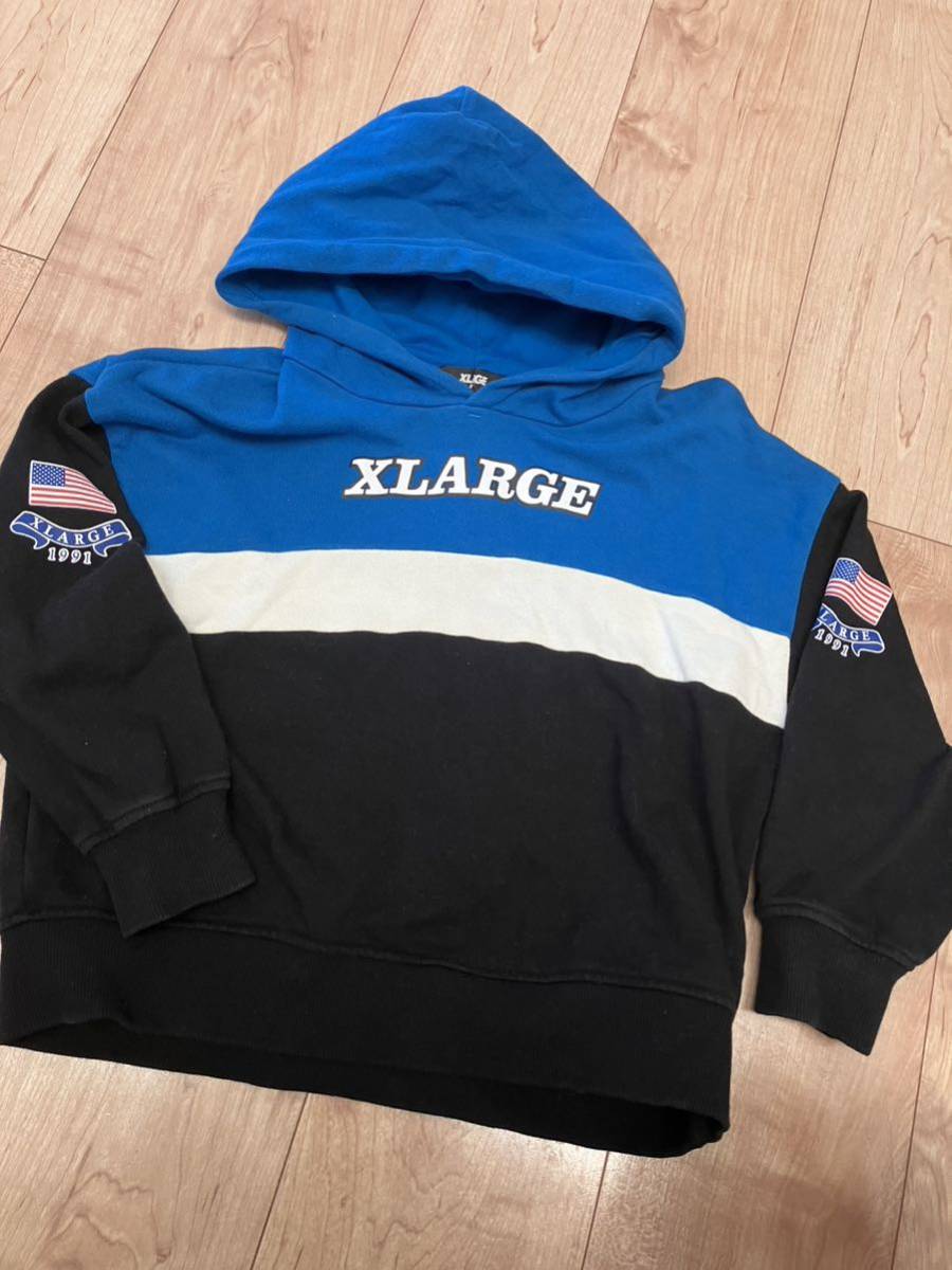 エクストララージキッズ　XLarge Kids スウェットパーカー トレーナー 110 _画像1