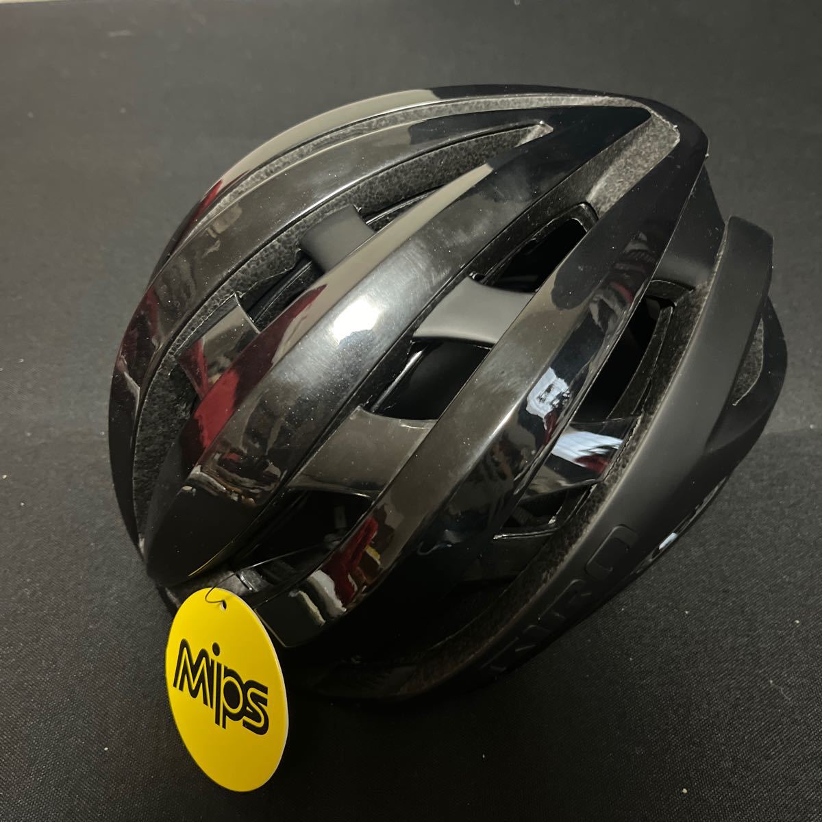新品ジロ イーサーMIPS S 51-55cm 266g ブラック GIRO AETHER MIPS GCN ヘルメット サイクリング グローバルフィット_画像2