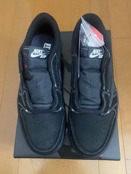 即決 NIKE AIR JORDAN 1 low OG travis scott Black Phantom US10 28.0cm 国内正規 ナイキ エア ジョーダン トラヴィススコット 黒 