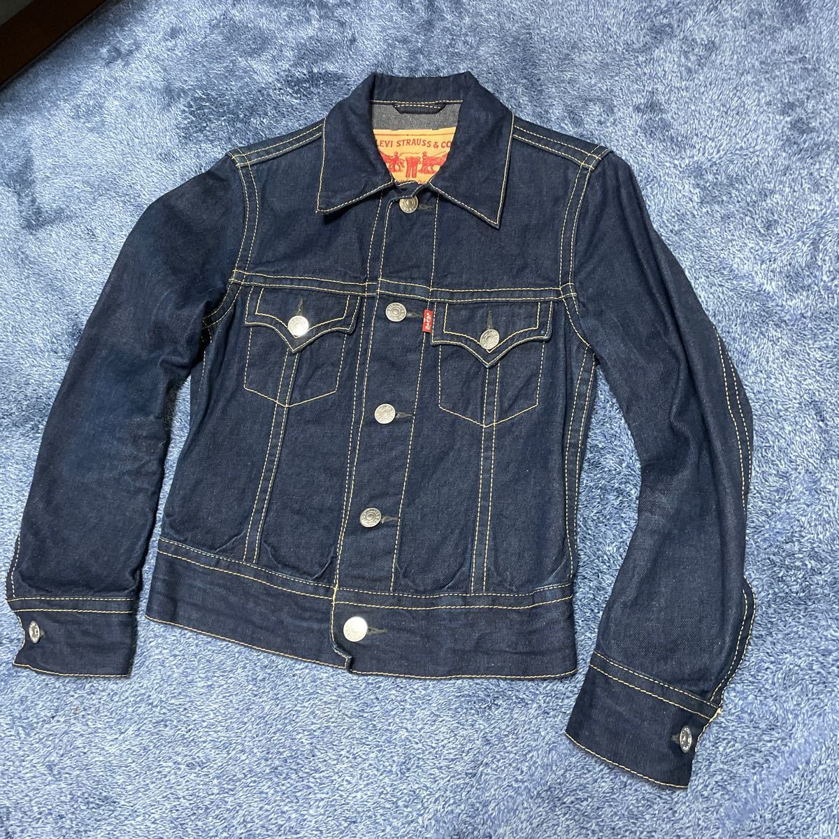 LEVI'S リーバイス デニムジャケット レディースサイズS ジージャン 70921-10_画像2